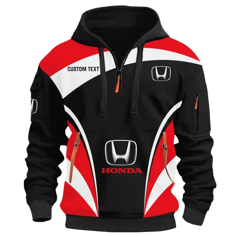 Compact Car Hoodie Half Zip 3D Print, Rugged & Comfortable Streetwear Outfit CAR514100925104 - Image 2