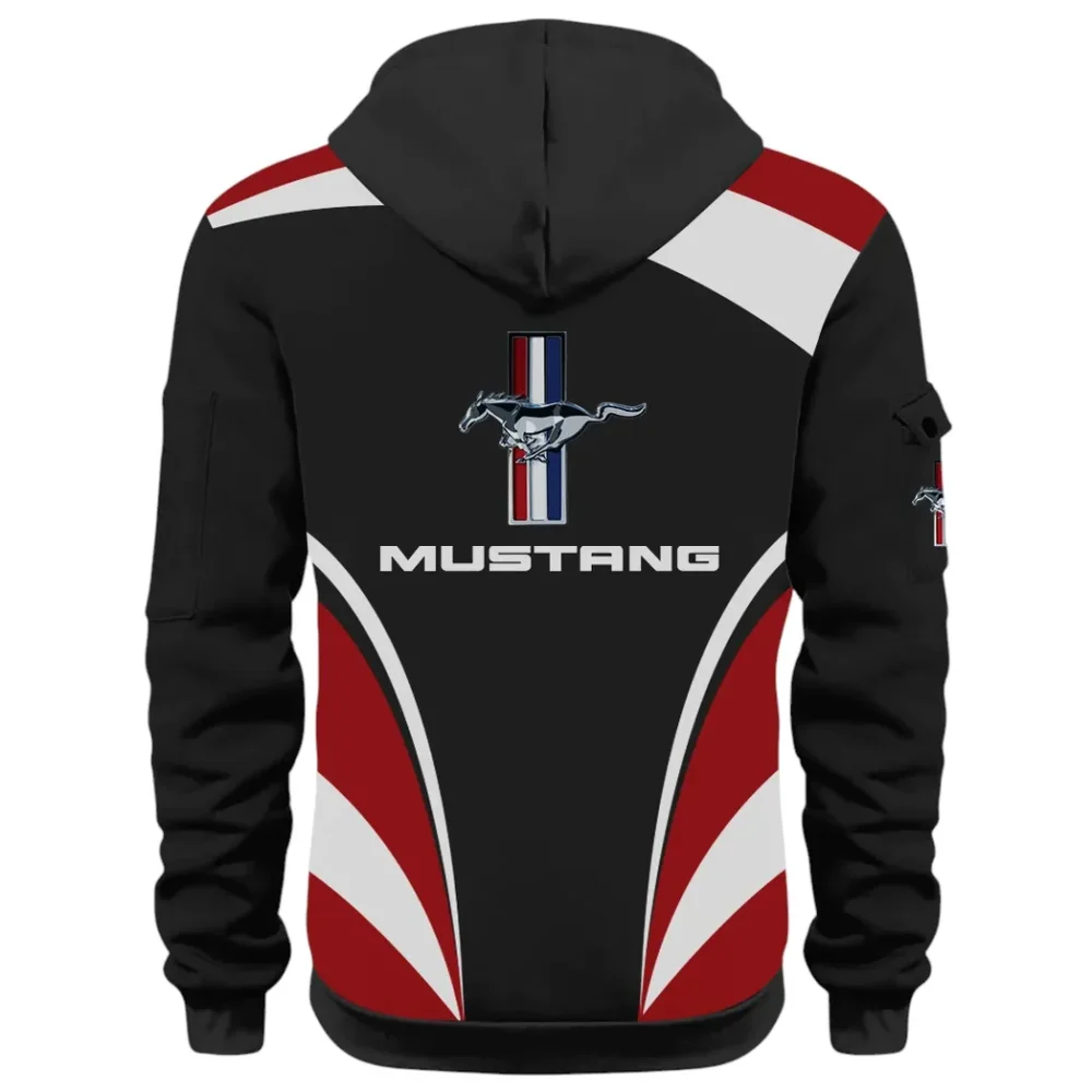 Racing Car Hoodie Half Zip 3D Print, Casual Street-Ready Hoodie CAR514100925117 - Image 3