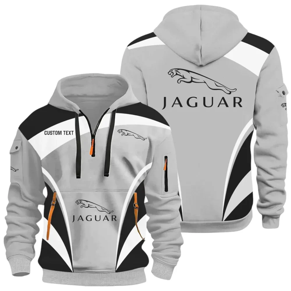 Sophisticated Car Hoodie Half Zip 3D Print, Sporty Urban Comfort Hoodie CAR514100925118