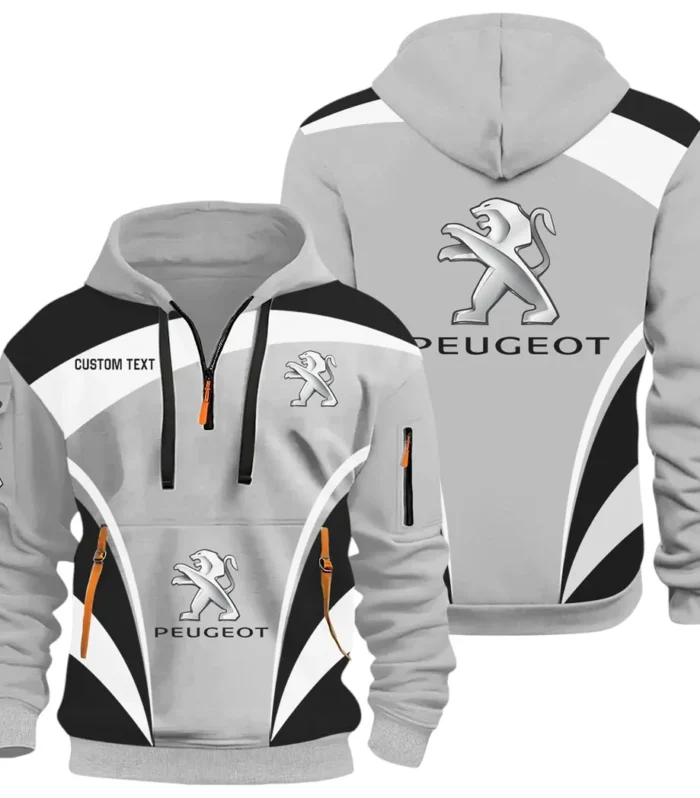 Family Auto Hoodie Half Zip 3D Print, Everyday Comfortable Hoodie CAR514100925120