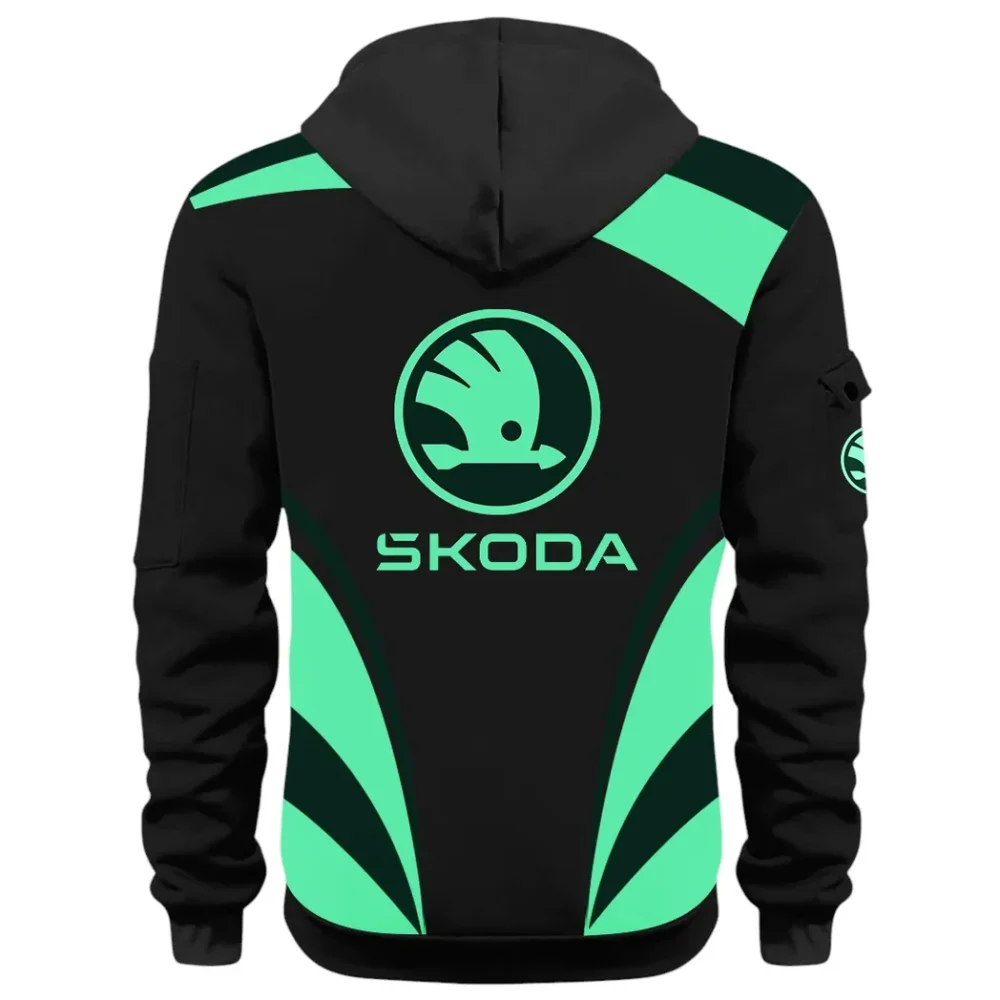 Practical Hatchback Hoodie Half Zip 3D Print, Sporty Urban Hoodie Style CAR514100925122 - Image 3