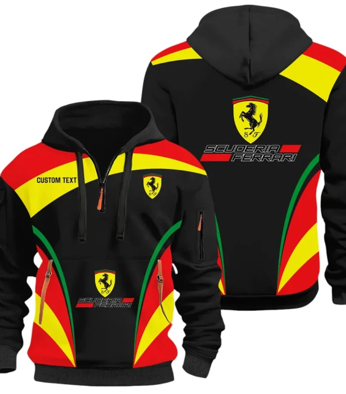 Racing Legend Hoodie Half Zip 3D Print, Lightweight & Casual Comfort Hoodie CAR514100925123