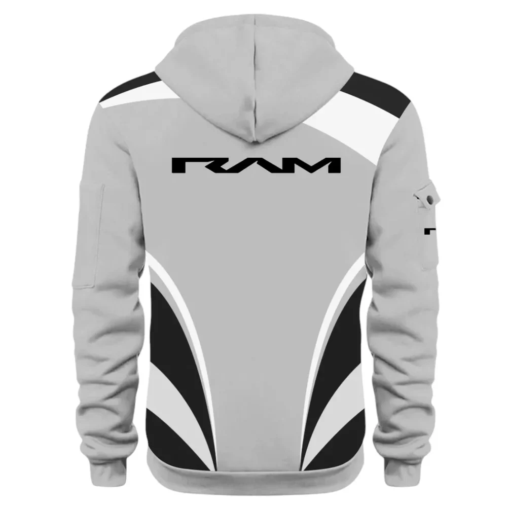 Trucks Hoodie Half Zip 3D Print, Comfortable Street Hoodie CAR514100925126 - Image 3