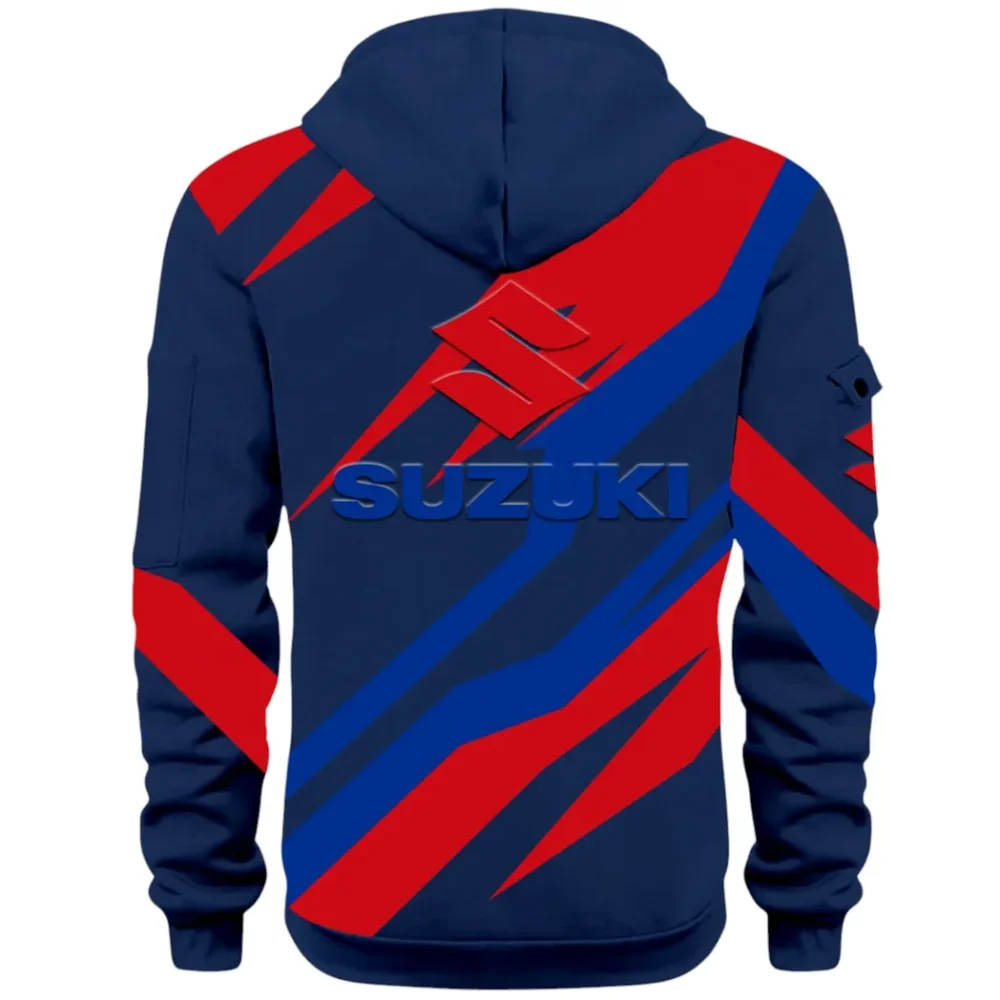 Racing Motor Hoodie Half Zip 3D Print, Everyday Casual Hoodie CAR514100925130 - Image 3