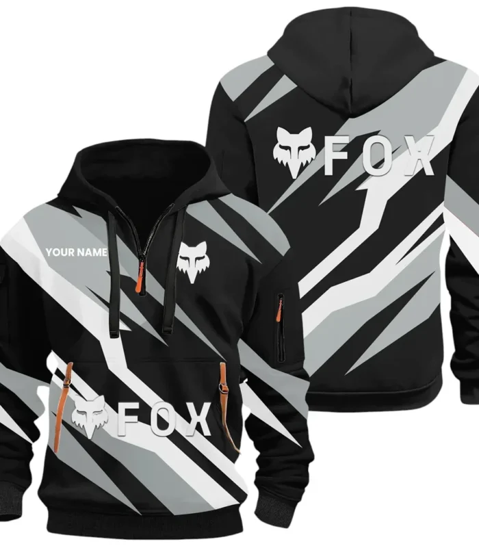 Racing Car Hoodie Half Zip 3D Print, Urban Style & Relaxed Fit Hoodie CAR514100925134