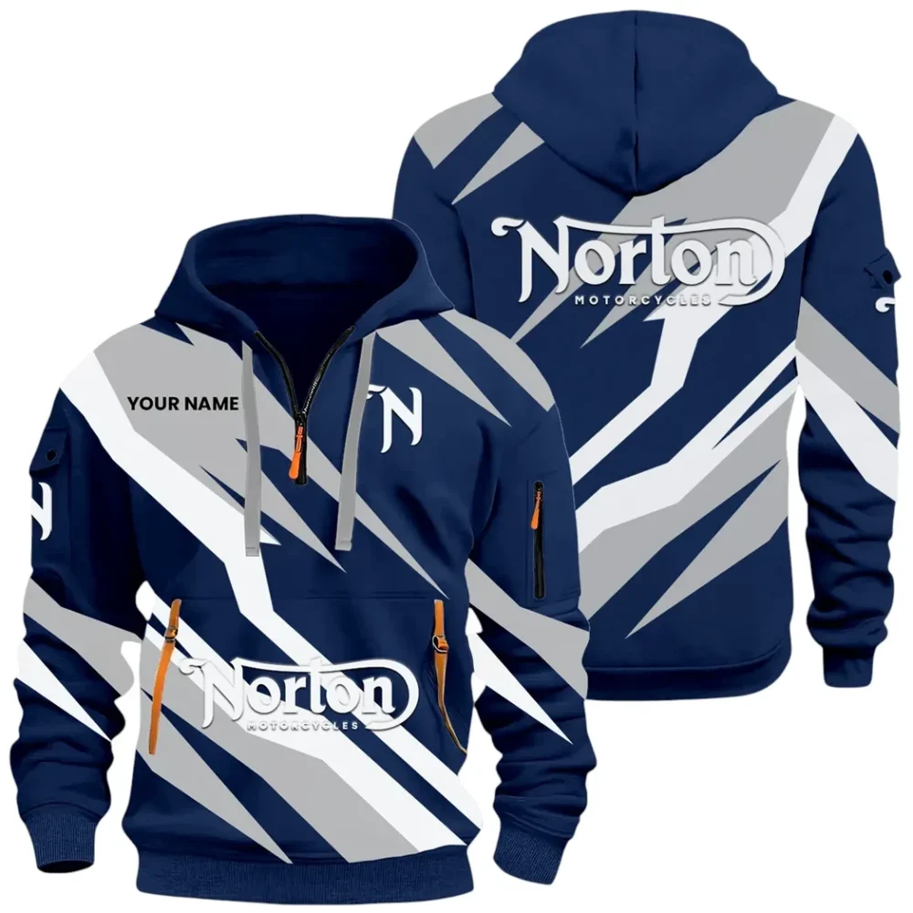 Performance Street Bike Hoodie Half Zip x Sweatpants Set, Garage Life 3D Hoodie Set CAR514100925136 - Image 2