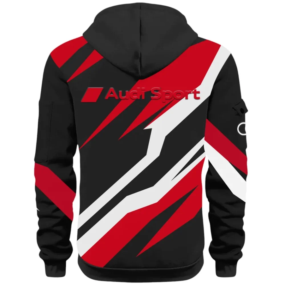 Garage Spirit Hoodie Half Zip 3D Print, Rugged & Comfortable Streetwear Outfit CAR514100925137 - Image 3