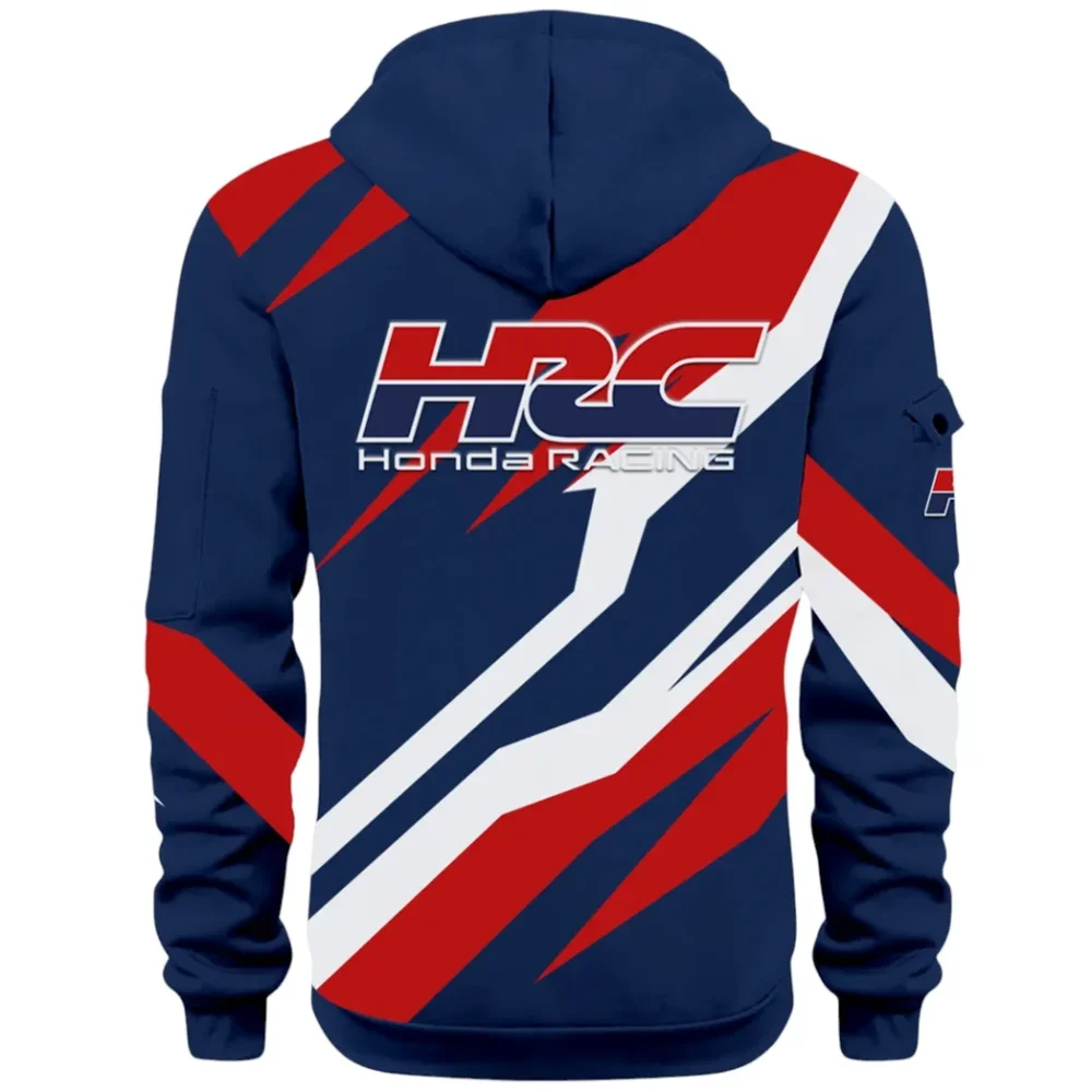 Racing Car Hoodie Half Zip 3D Print, Sporty Urban Look Hoodie CAR514100925138 - Image 3