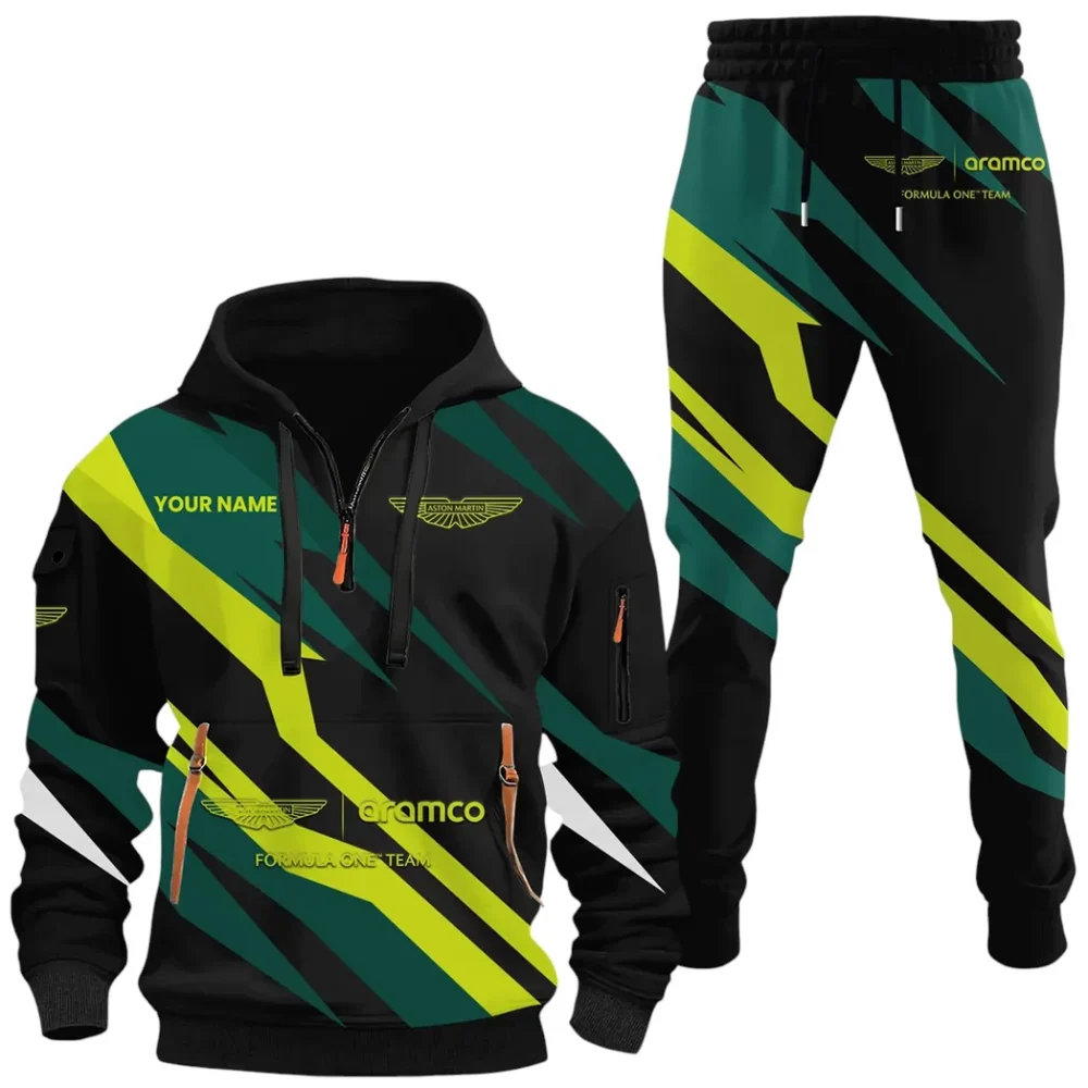 High-Performance Coupe Hoodie Half Zip x Sweatpants Set, High-Performance Driver Tracksuit CAR514100925139