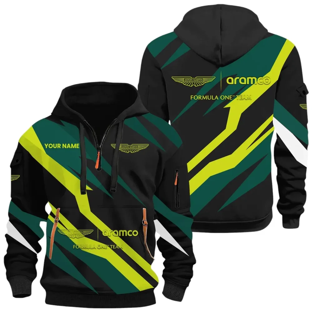 High-Performance Coupe Hoodie Half Zip x Sweatpants Set, High-Performance Driver Tracksuit CAR514100925139 - Image 2