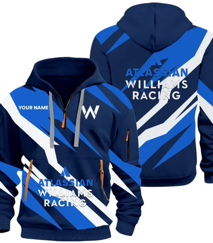 Racing Car Hoodie Half Zip 3D Print, Street-Ready Casual Hoodie CAR514100925140