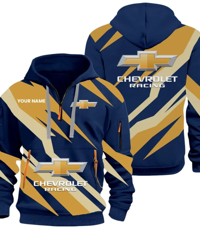 Classic Roadster Hoodie Half Zip 3D Print, Comfortable Daily Wear CAR514100925141