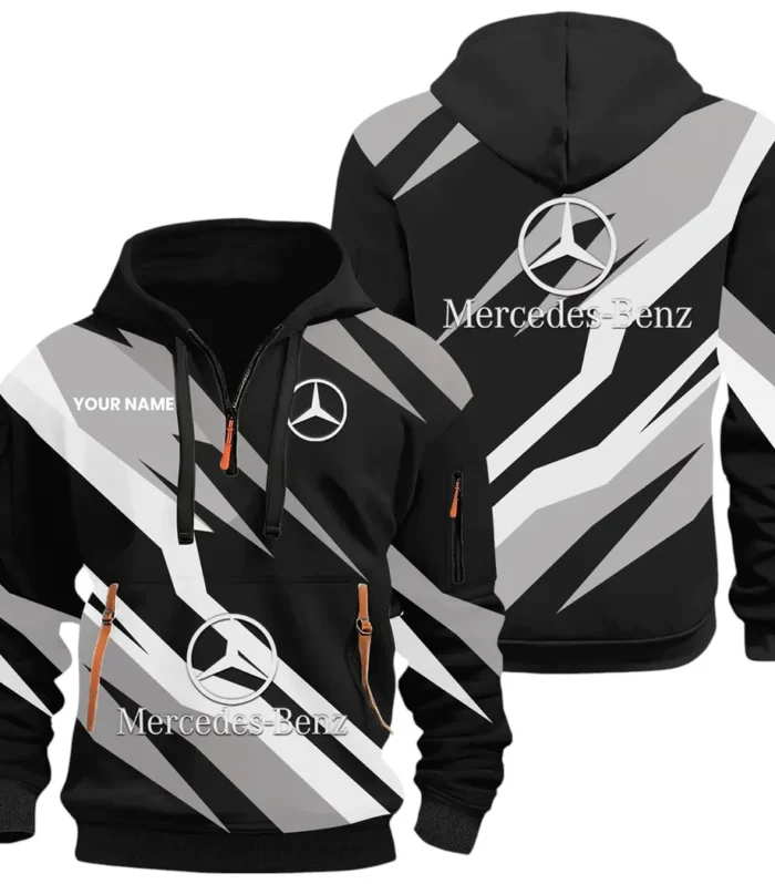 Business-Class Auto Hoodie Half Zip 3D Print, Comfortable Everyday Hoodie CAR514100925144