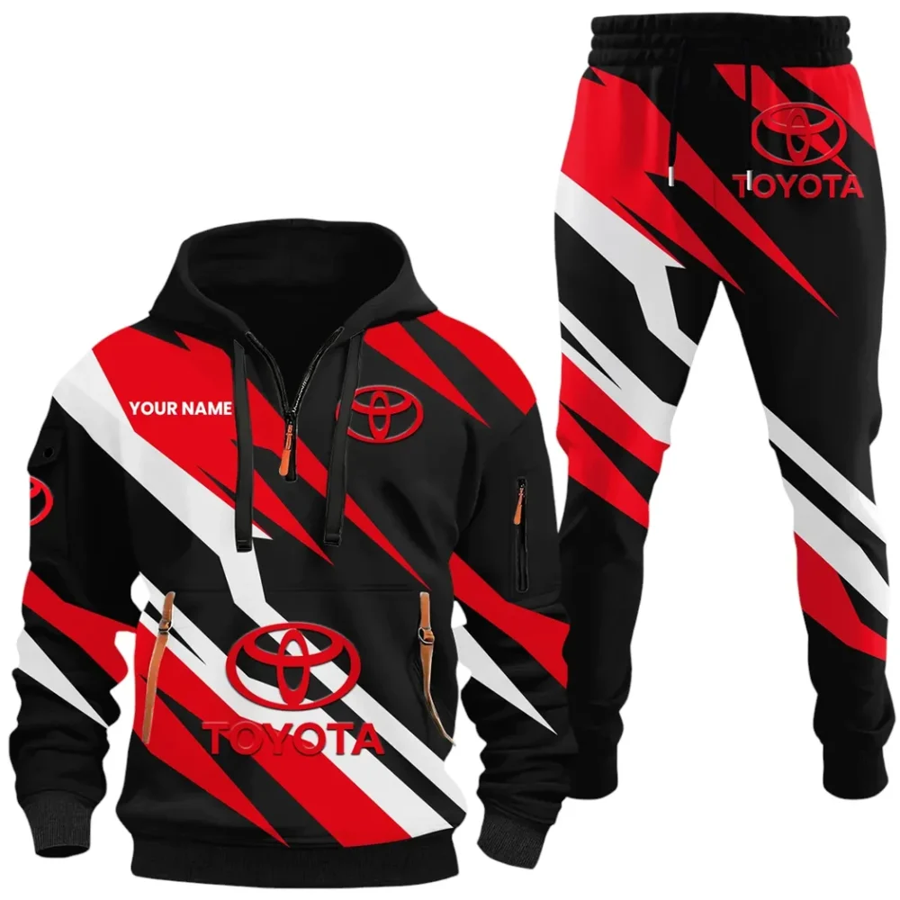 Desert Runner Hoodie Half Zip x Sweatpants Set, Ride-Inspired Half-Zip Hoodie Set CAR514100925146