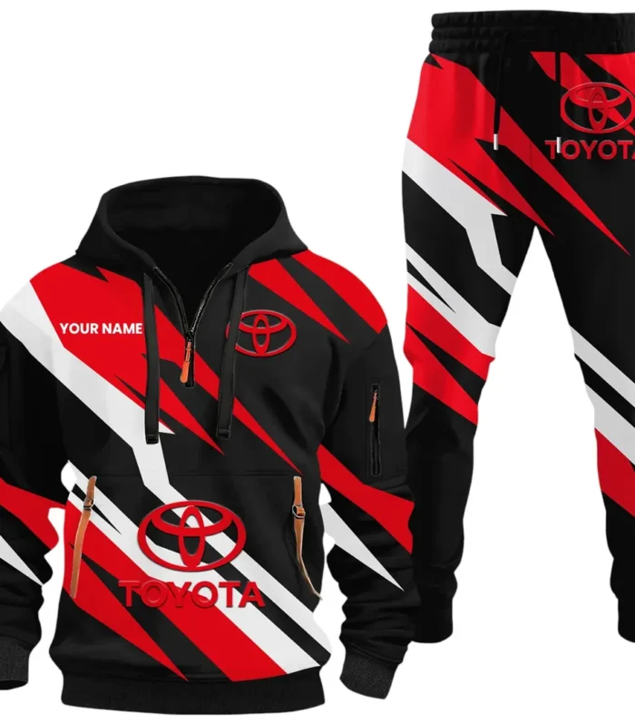 Desert Runner Hoodie Half Zip x Sweatpants Set, Ride-Inspired Half-Zip Hoodie Set CAR514100925146
