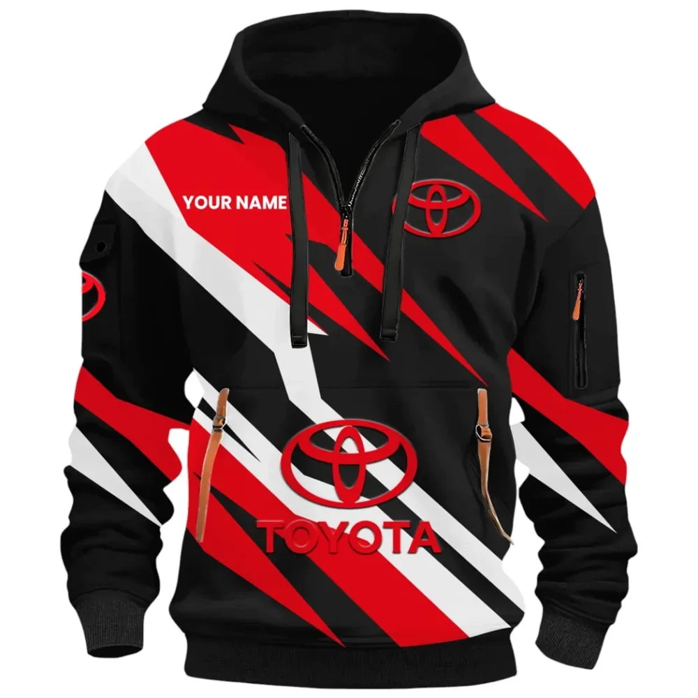 Desert Runner Hoodie Half Zip 3D Print, Urban Casual Comfort Hoodie CAR514100925146 - Image 2