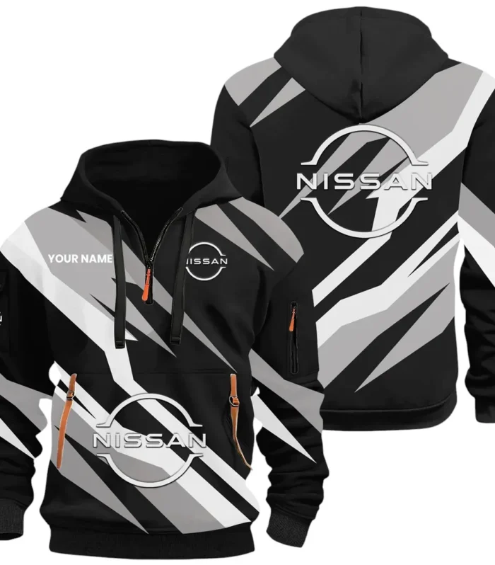 Electric Vehicle Hoodie Half Zip 3D Print, Rugged & Sporty Hoodie CAR514100925147