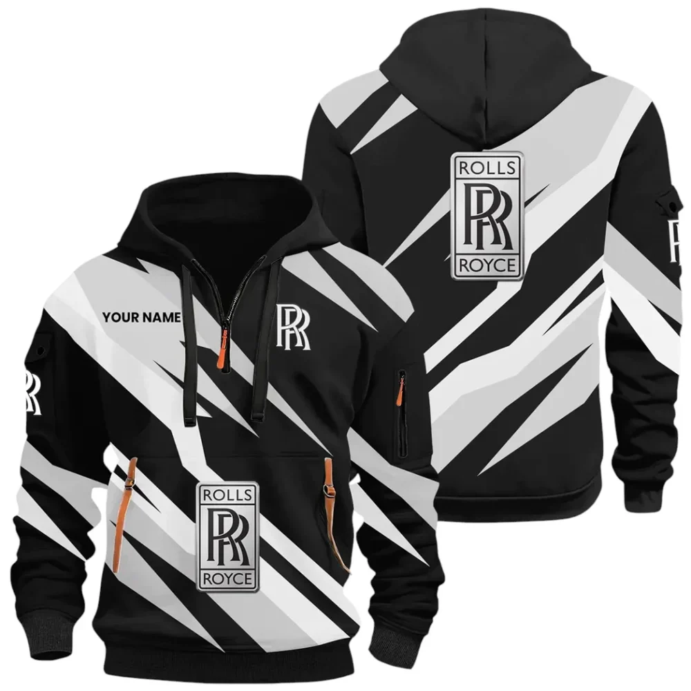 Luxury Auto Hoodie Half Zip x Sweatpants Set, Road-Ready Hoodie and Jogger Set CAR514100925148 - Image 2