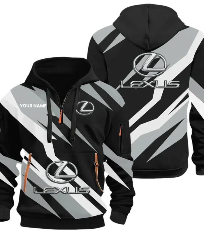 Premium Crossover Hoodie Half Zip 3D Print, Comfortable Street Hoodie CAR514100925159