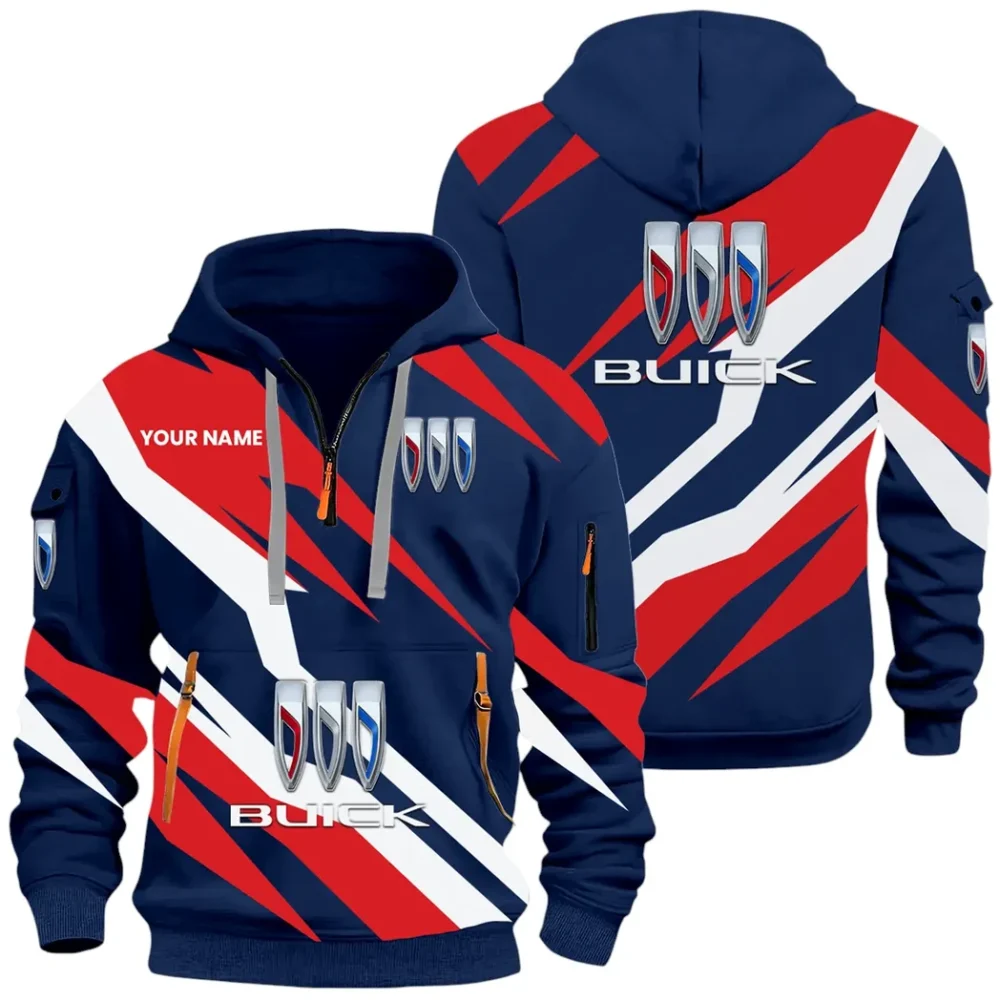 Full-Size Sedan Hoodie Half Zip 3D Print, Comfortable Urban Hoodie CAR514100925162