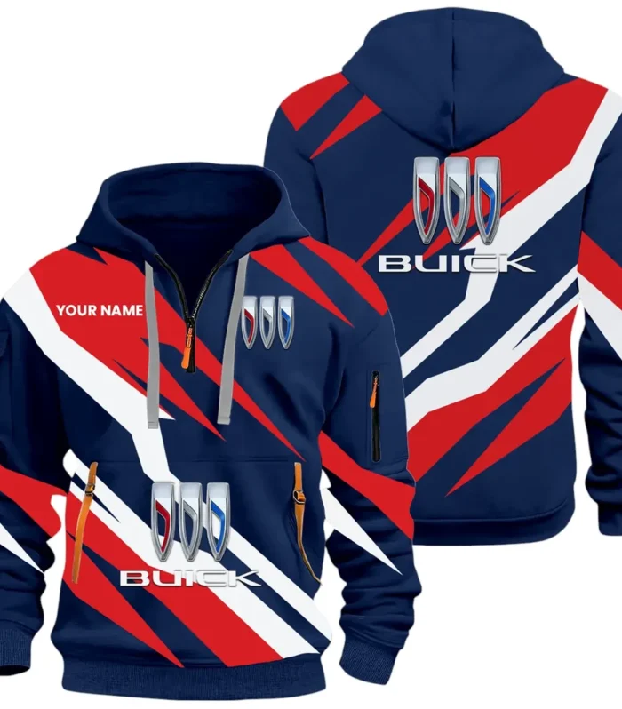 Full-Size Sedan Hoodie Half Zip 3D Print, Comfortable Urban Hoodie CAR514100925162