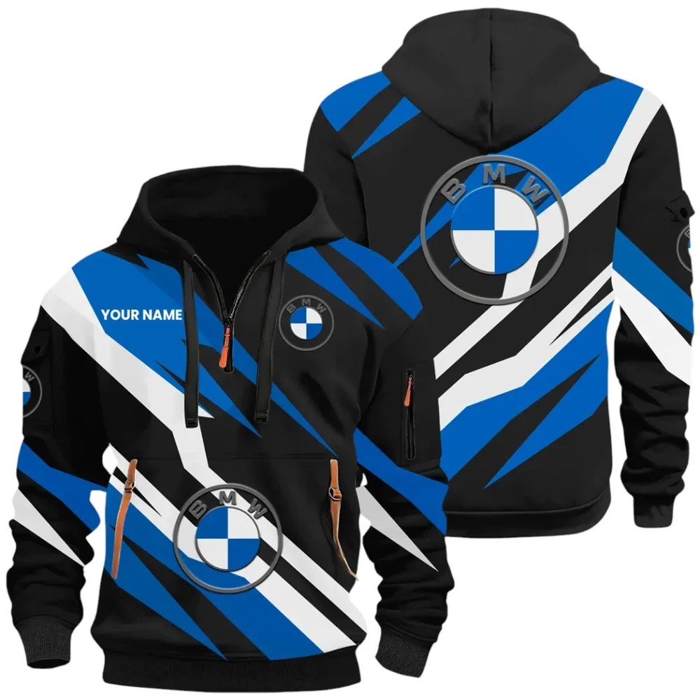Sport Sedan Hoodie Half Zip 3D Print, Everyday Casual Hoodie CAR514100925163