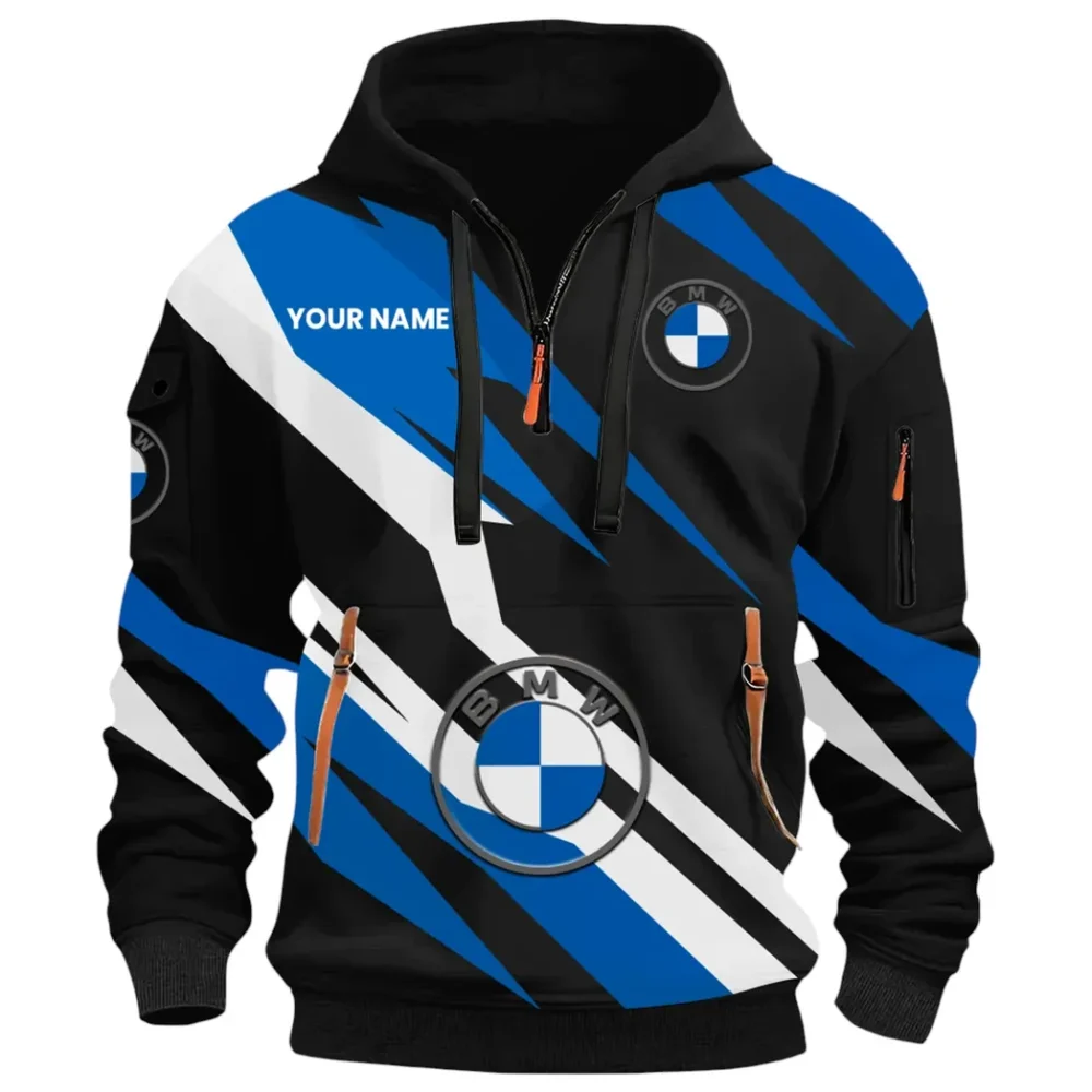 Sport Sedan Hoodie Half Zip 3D Print, Everyday Casual Hoodie CAR514100925163 - Image 2