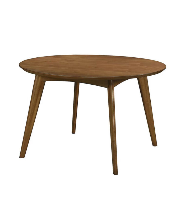 Ventura Round 47-Inch Dining Table with Solid Legs